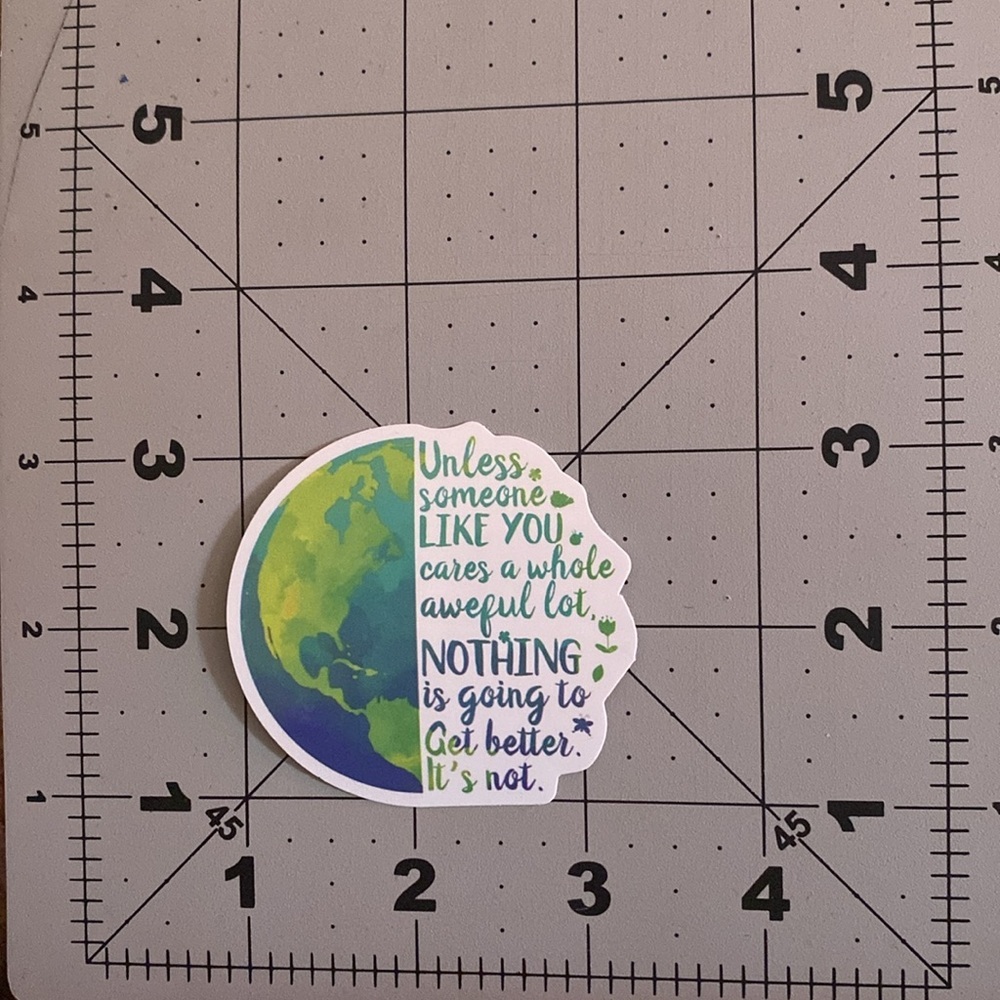 π20/$12π Inspirational Earth Sticker - Picture 2 of 3